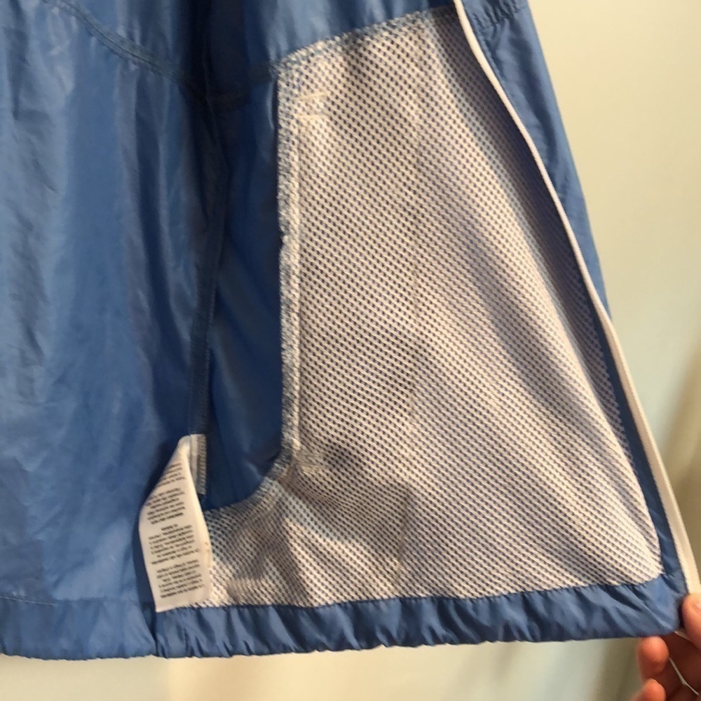 COLUMBIA Lightweight Windbreaker Blue size medium - Picture 6 of 8